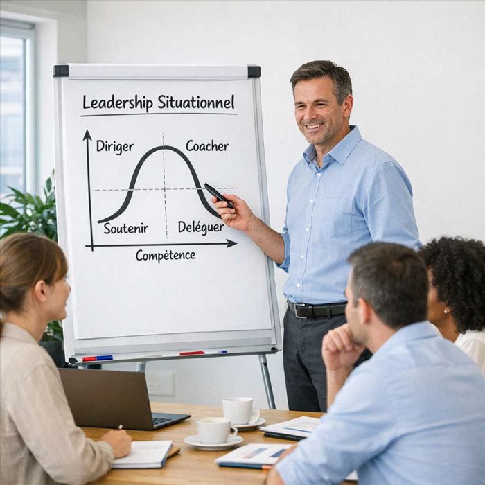 Leadership situationnel en entreprise : guide pratique efficace