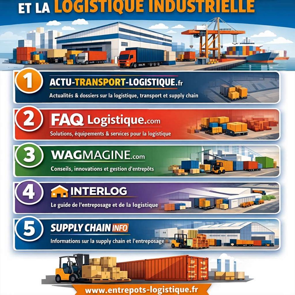 Le top des sites dédiés à l'entreposage et la logistique industrielle en 2026