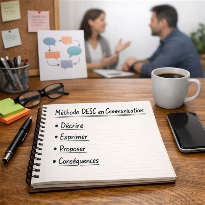 Méthode DESC en communication : définition, étapes et exemple