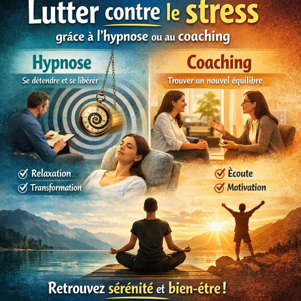 Lutter contre le stress grâce à l’hypnose ou au coaching