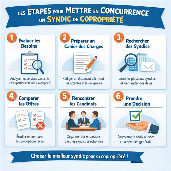 Mise en concurrence syndic : le guide de comparaison