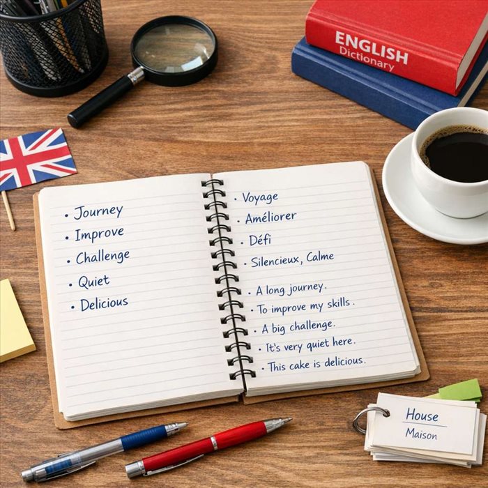 Comment noter du vocabulaire anglais pour mieux le mémoriser ?