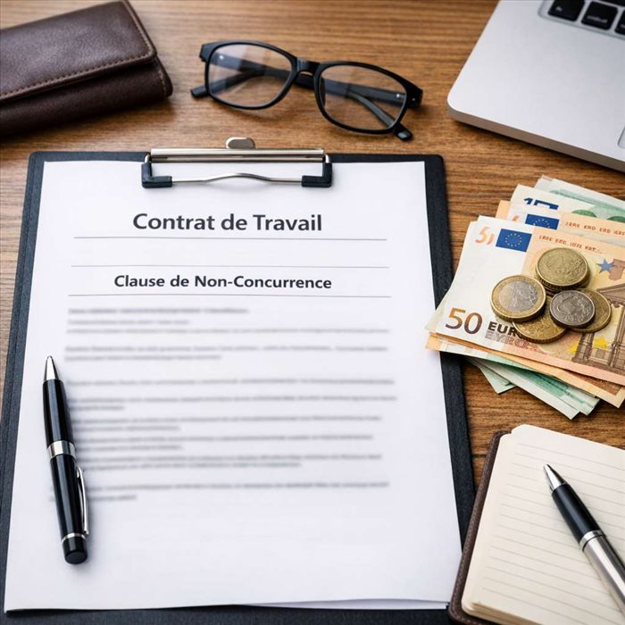 Contrepartie financière d’une clause de non-concurrence : calcul et règles