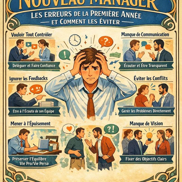 Nouveau manager : réussir sa première année d'encadrement